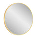 Vera 28" x 28" Round Vanity Mirror with Stainless Steel Frame-Frovial