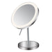 Round Freestanding Led 5X Magnified Mirror-Frovial
