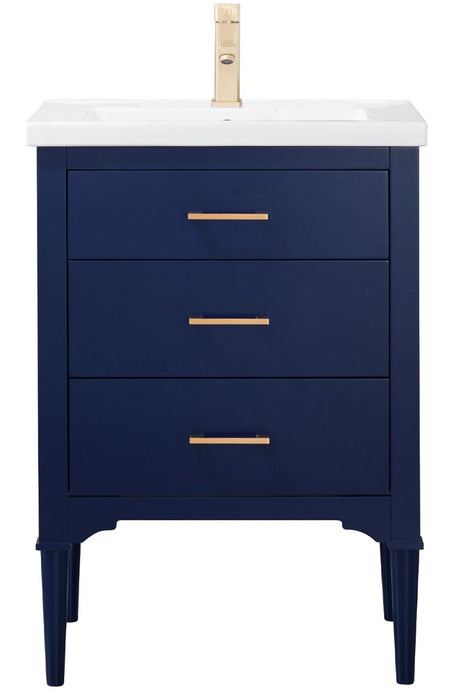 Mason 24" Single Sink Vanity with Porcelain Top-Frovial