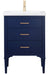 Mason 24" Single Sink Vanity with Porcelain Top-Frovial
