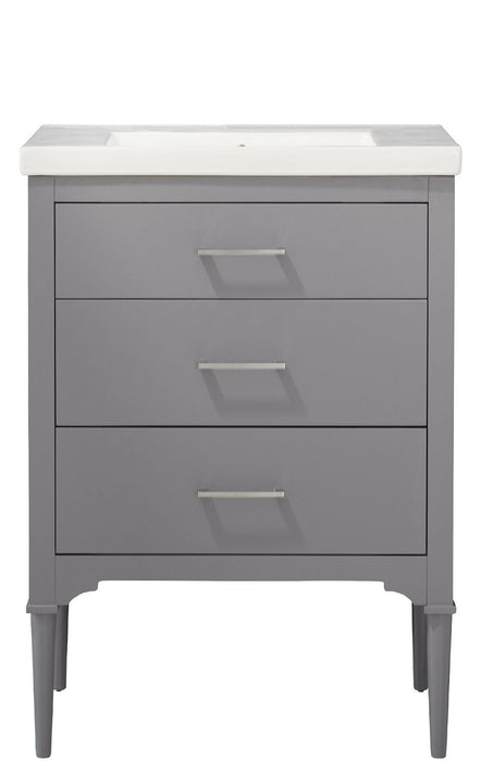 Mason 24" Single Sink Vanity with Porcelain Top-Frovial