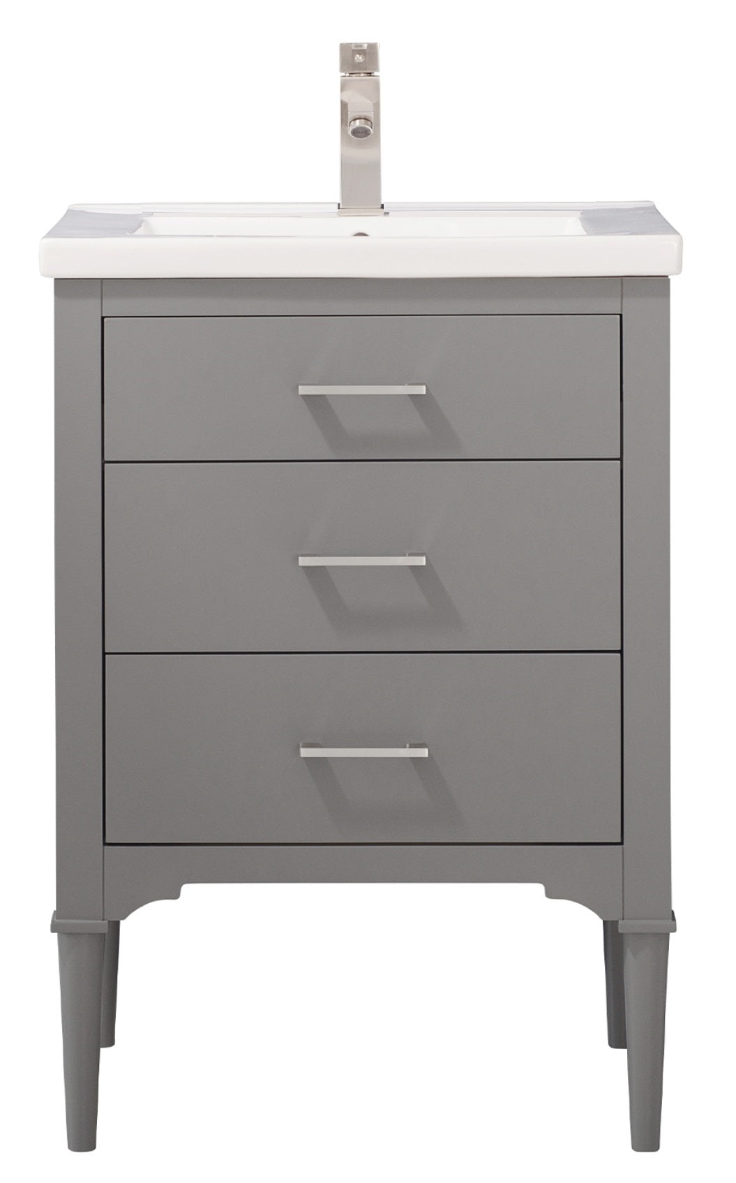 Mason 24" Single Sink Vanity with Porcelain Top-Frovial