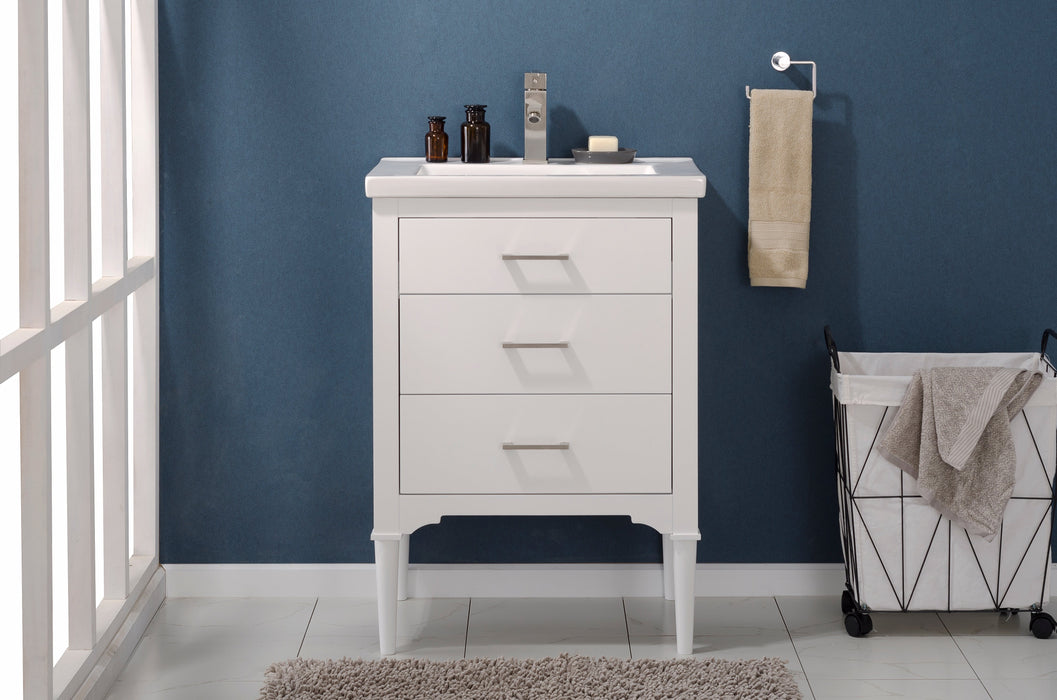 Mason 24" Single Sink Vanity with Porcelain Top-Frovial