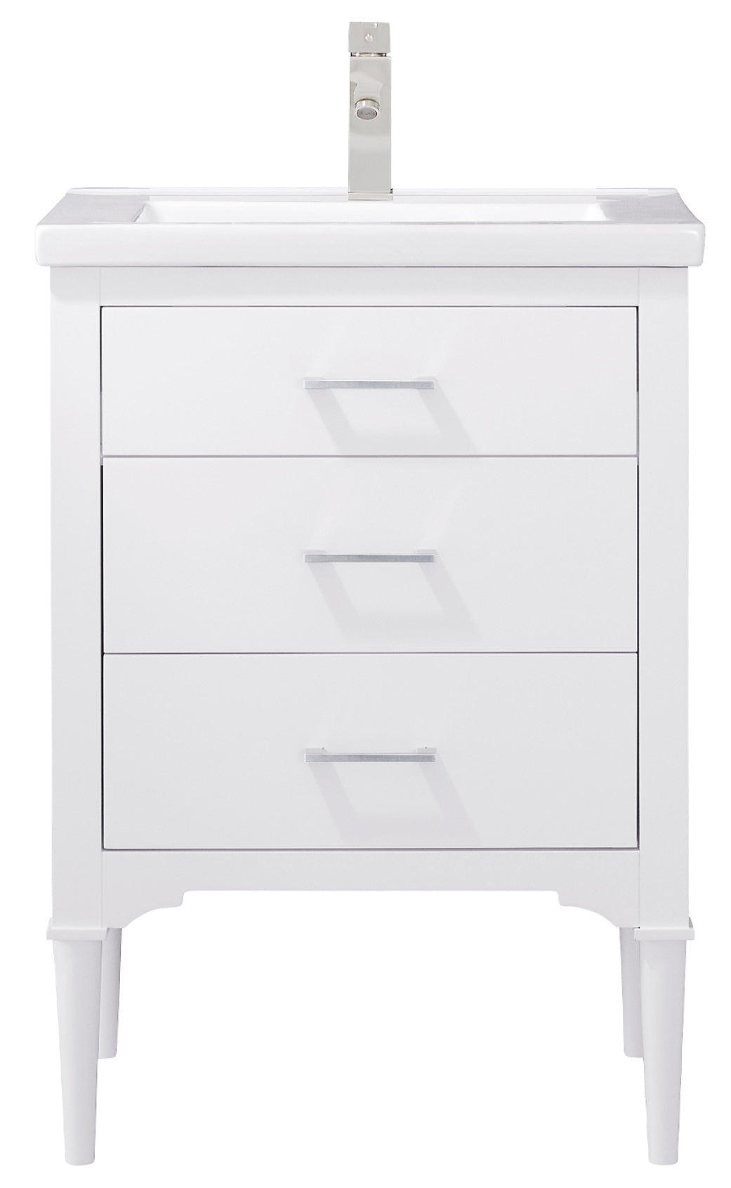 Mason 24" Single Sink Vanity with Porcelain Top-Frovial