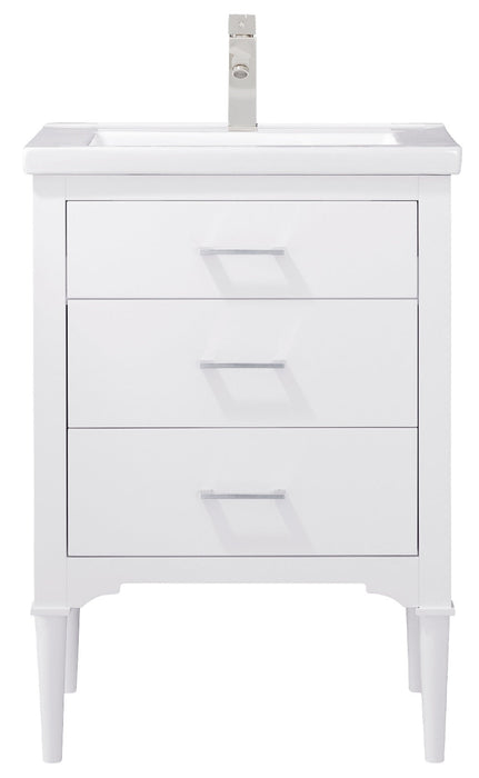 Mason 24" Single Sink Vanity with Porcelain Top-Frovial