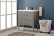 Mason 30" Single Sink Vanity with Porcelain Top-Frovial