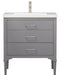 Mason 30" Single Sink Vanity with Porcelain Top-Frovial