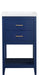 Cara 20" Single Sink Vanity with Porcelain Top-Frovial
