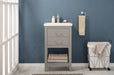 Cara 20" Single Sink Vanity with Porcelain Top-Frovial