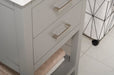 Cara 20" Single Sink Vanity with Porcelain Top-Frovial