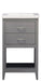 Cara 20" Single Sink Vanity with Porcelain Top-Frovial