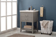 Cara 24" Single Sink Vanity with Porcelain Top-Frovial