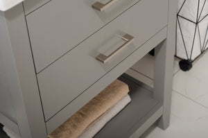 Cara 24" Single Sink Vanity with Porcelain Top-Frovial