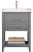Cara 24" Single Sink Vanity with Porcelain Top-Frovial