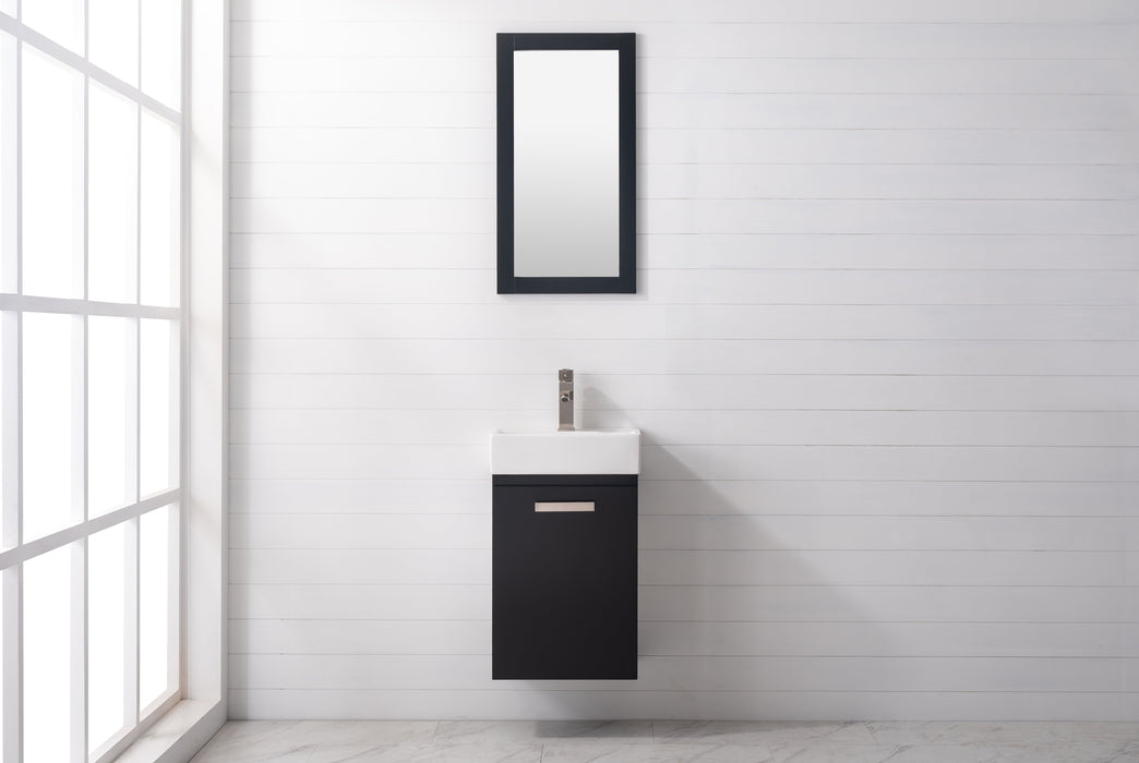 Stella 16.5" Single Sink Vanity with Porcelain Top-Frovial