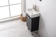 Stella 16.5" Single Sink Vanity with Porcelain Top-Frovial