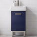 Stella 16.5" Single Sink Vanity with Porcelain Top-Frovial