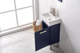 Stella 16.5" Single Sink Vanity with Porcelain Top-Frovial