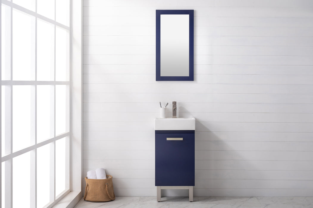 Stella 16.5" Single Sink Vanity with Porcelain Top-Frovial