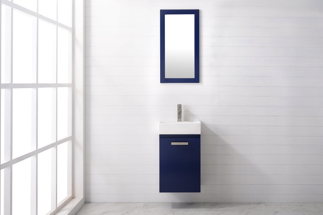 Stella 16.5" Single Sink Vanity with Porcelain Top-Frovial