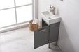 Stella 16.5" Single Sink Vanity with Porcelain Top-Frovial