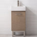 Stella 16.5" Single Sink Vanity with Porcelain Top-Frovial