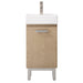Stella 16.5" Single Sink Vanity with Porcelain Top-Frovial
