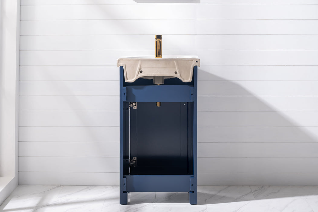 Marian 20" Single Sink Vanity with Porcelain Top-Frovial