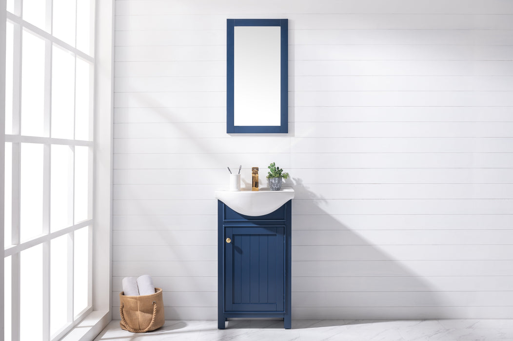 Marian 20" Single Sink Vanity with Porcelain Top-Frovial