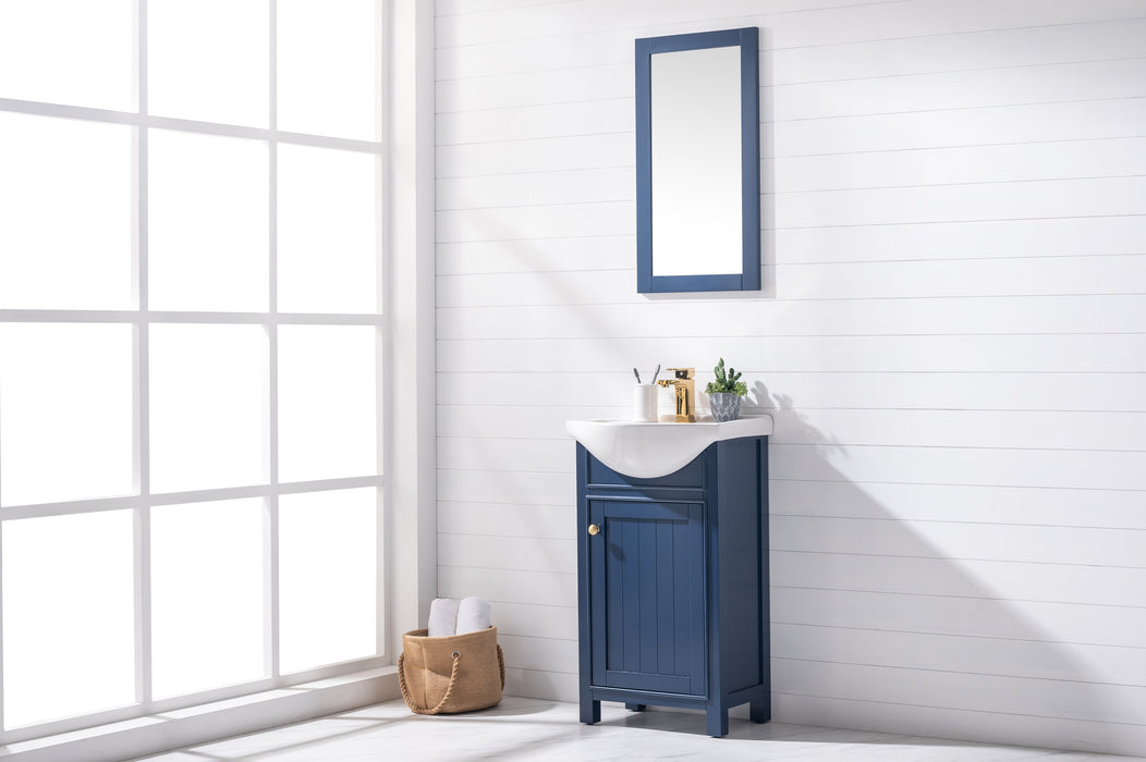 Marian 20" Single Sink Vanity with Porcelain Top-Frovial