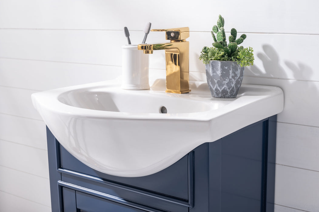 Marian 20" Single Sink Vanity with Porcelain Top-Frovial