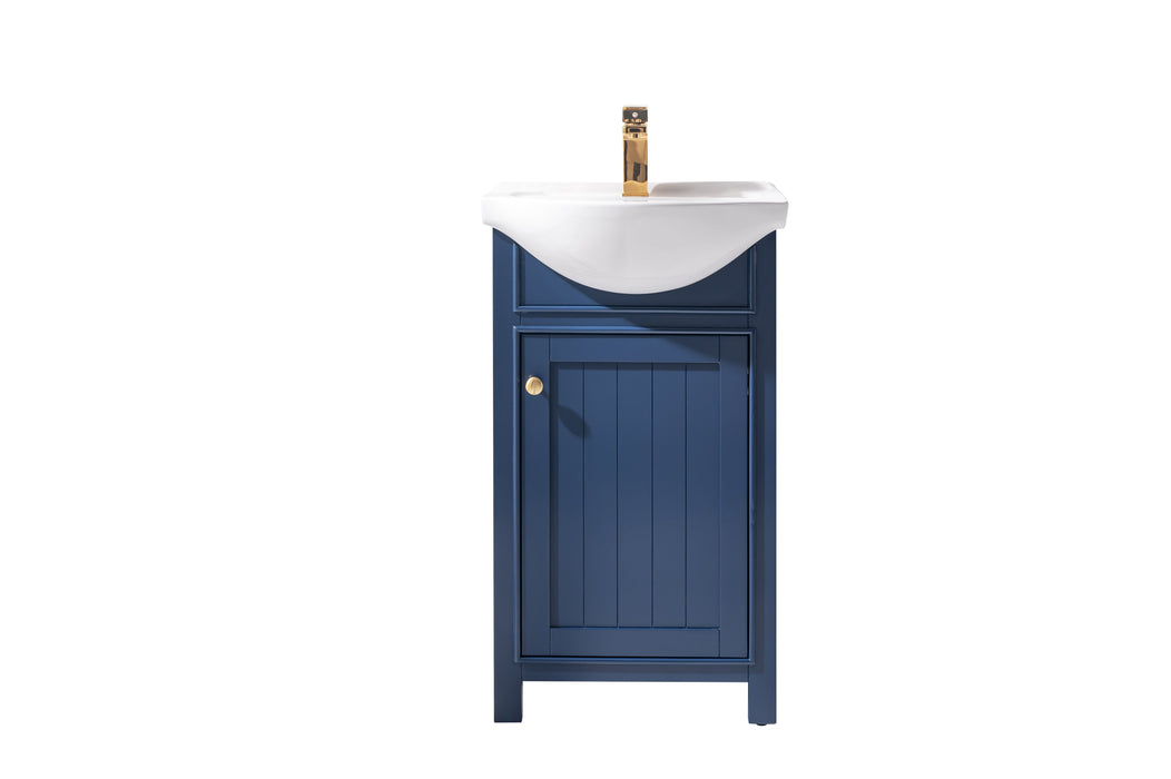 Marian 20" Single Sink Vanity with Porcelain Top-Frovial