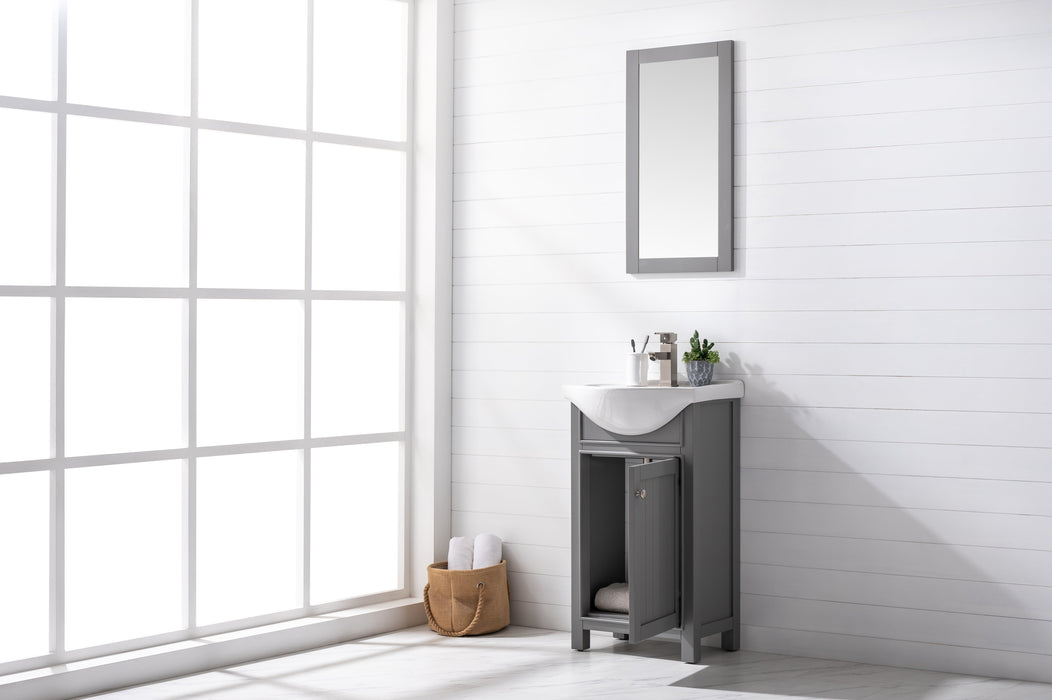Marian 20" Single Sink Vanity with Porcelain Top-Frovial