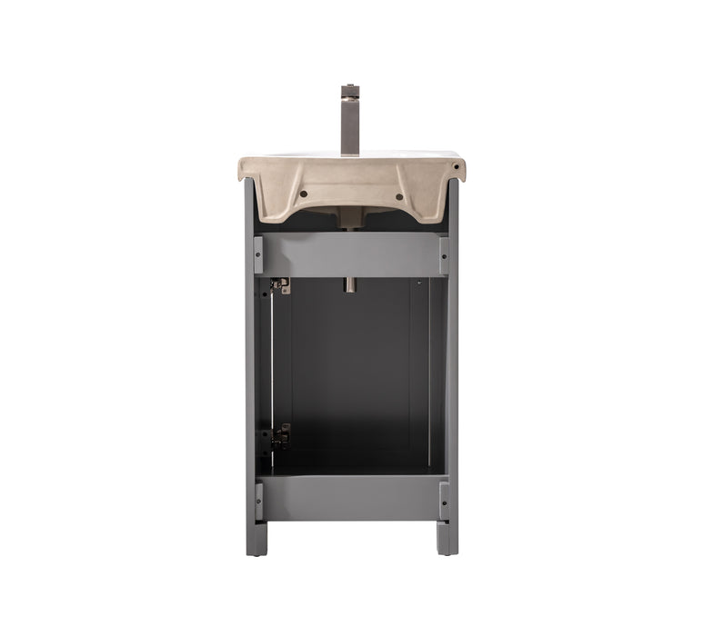 Marian 20" Single Sink Vanity with Porcelain Top-Frovial
