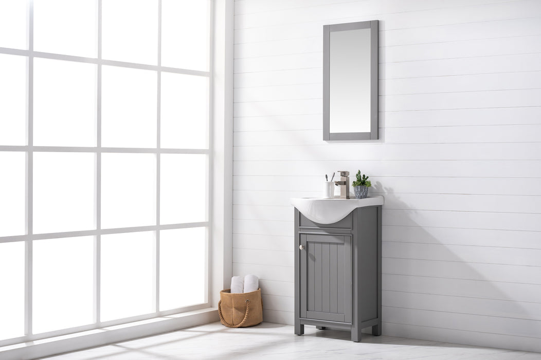 Marian 20" Single Sink Vanity with Porcelain Top-Frovial