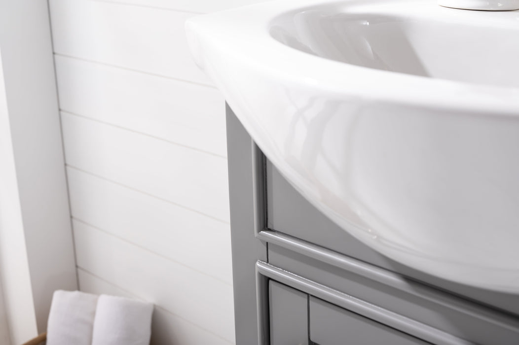 Marian 20" Single Sink Vanity with Porcelain Top-Frovial