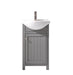 Marian 20" Single Sink Vanity with Porcelain Top-Frovial