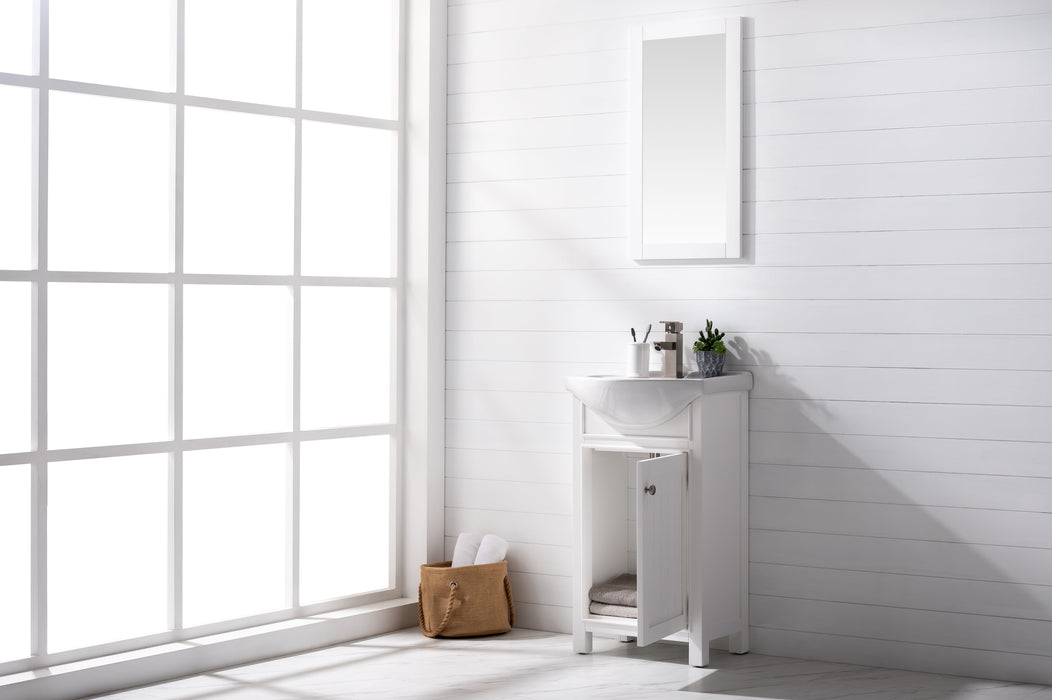 Marian 20" Single Sink Vanity with Porcelain Top-Frovial