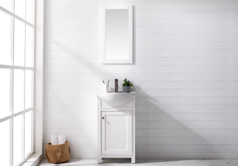 Marian 20" Single Sink Vanity with Porcelain Top-Frovial