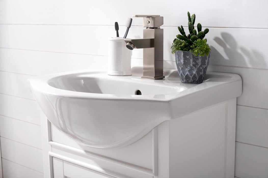 Marian 20" Single Sink Vanity with Porcelain Top-Frovial