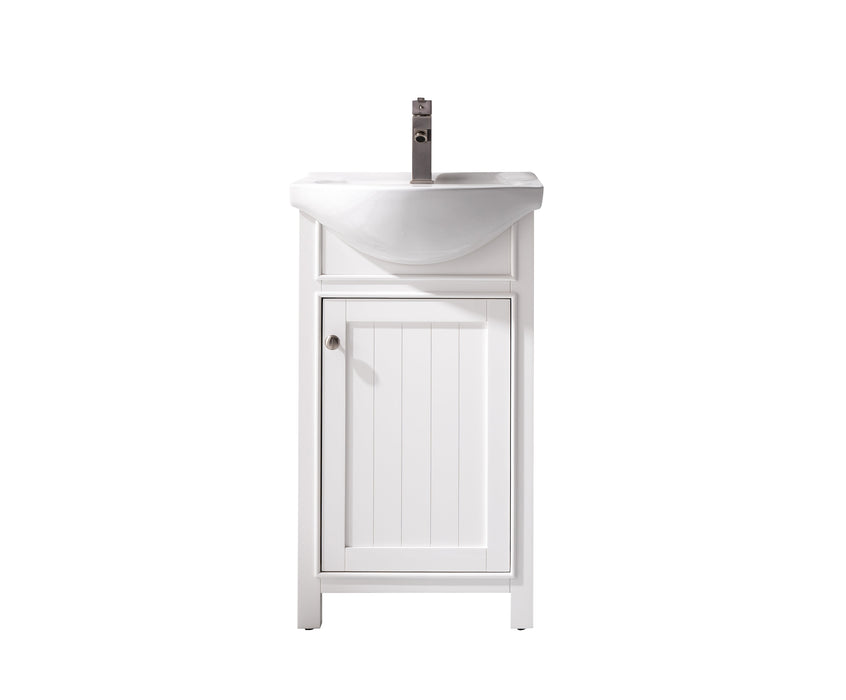 Marian 20" Single Sink Vanity with Porcelain Top-Frovial