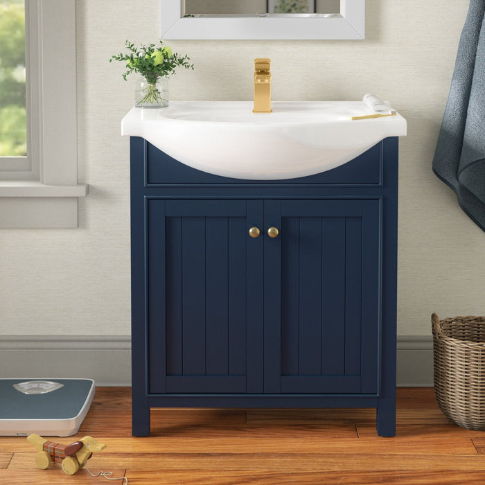 Marian 30" Single Sink Vanity with Porcelain Top-Frovial