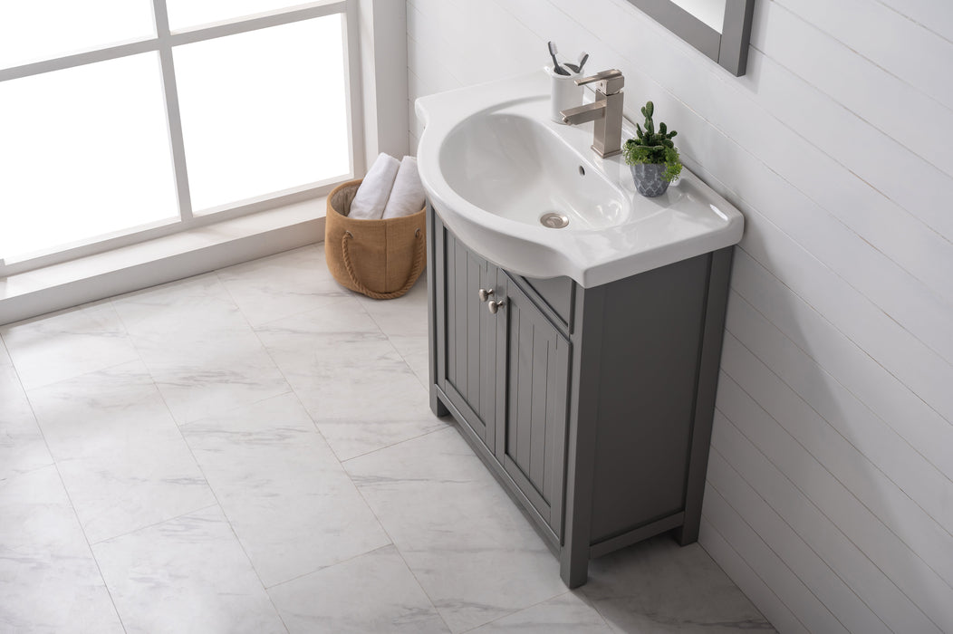 Marian 30" Single Sink Vanity with Porcelain Top-Frovial