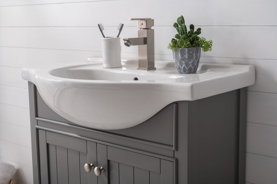 Marian 30" Single Sink Vanity with Porcelain Top-Frovial