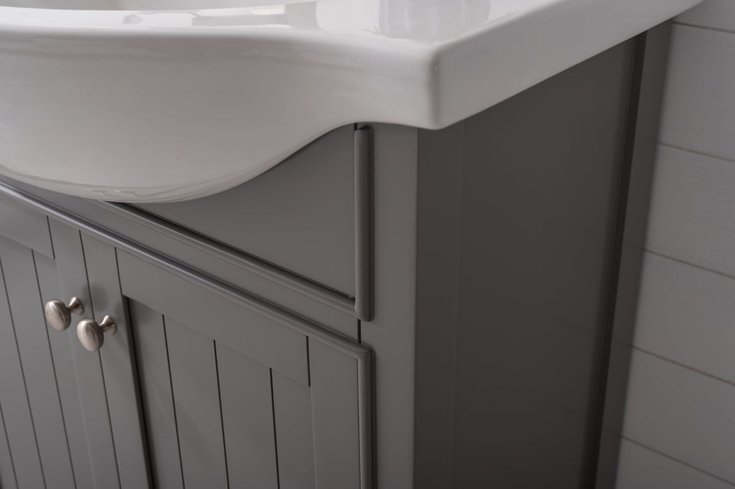 Marian 30" Single Sink Vanity with Porcelain Top-Frovial