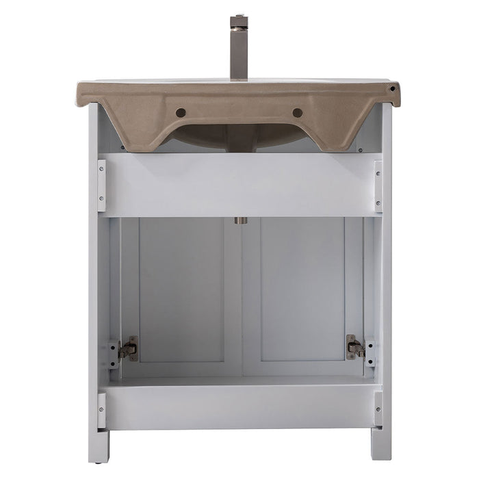 Marian 30" Single Sink Vanity with Porcelain Top-Frovial