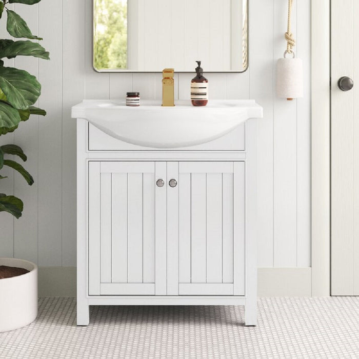 Marian 30" Single Sink Vanity with Porcelain Top-Frovial