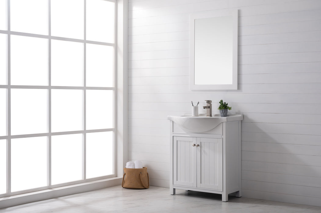 Marian 30" Single Sink Vanity with Porcelain Top-Frovial