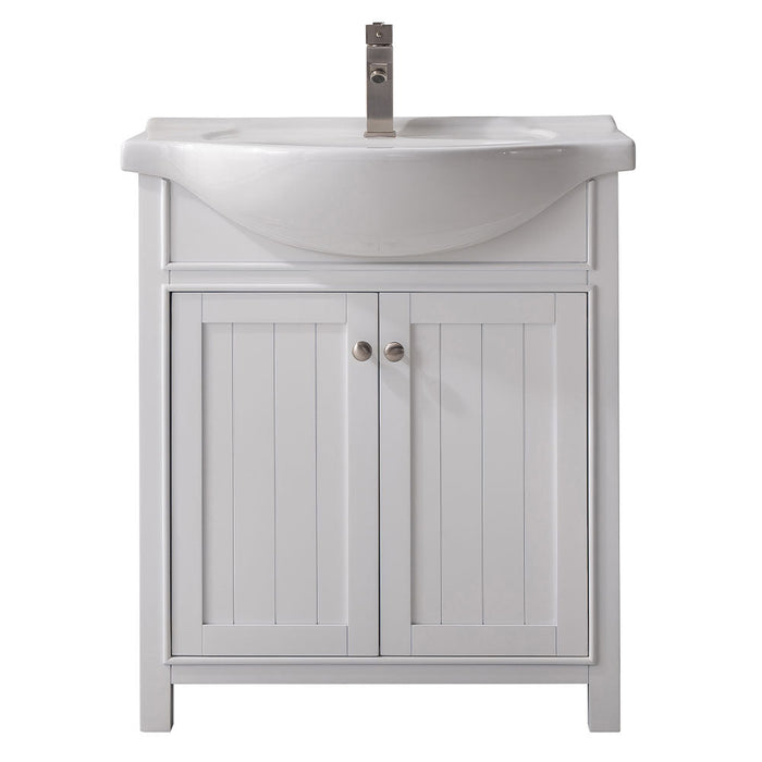 Marian 30" Single Sink Vanity with Porcelain Top-Frovial