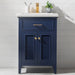 Cameron 24" Single Sink Vanity with Porcelain Top-Frovial